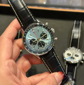 Reloj Deportivo Automático de Alta Calidad de Fábrica, Índices Romanos/Numericos, Diseño Atemporal, Correa de Cuero Opcional, Reloj de Diamantes para Hombre - Product Image 2