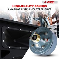 Tweeter à cornet à diaphragme en titane 5 pour 2 pouces, moteur de compression 60W, 16 Ohms, 18 TPI, équipement audio tout temps, modèle D0100HXR0VP