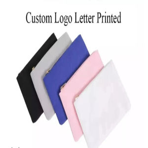 Wholesale PFIVE <b>Large</b> Capacity Cotton Canvas Zipper Closure Custom Logo Printed Thread Pattern Fashion Makeup <b>Bag</b> <b>Cosmetic</b> <b>Bags</b> - Product Image 2