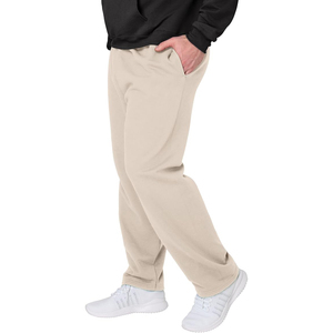 Pantalon de jogging décontracté pour homme en coton gris léger et respirant, taille élastique avec cordon de serrage, poches latérales, idéal pour l'automne - Product Image 2