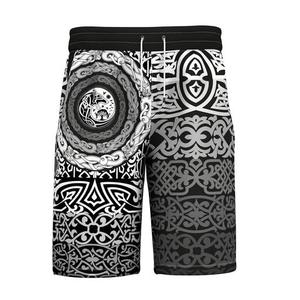 <b>Men's</b> Printed Casual <b>Shorts</b> Geometric Pattern Drawstring Waist Mid Length <b>White</b> <b>Short</b> <b>Shorts</b> Custom Sublimation Printed <b>Shorts</b> - Product Image 6