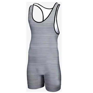 Singlet de Lucha Libre para Hombre de Alta Calidad y Ligero, Tejido Elástico, Sublimado, la Mejor Opción a Bajo Precio, Servicio OEM, MOQ Bajo - Product Image 6