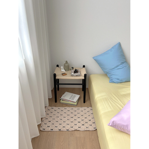 Tapis en ruban poilu antidérapant L 45*150cm, décoration intérieure, lavable en machine, confort amélioré, toucher doux et moelleux. - Product Image 1