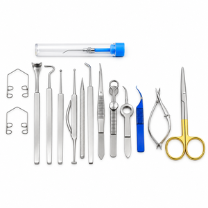 Juego Estándar de Instrumentos Oftalmológicos Manuales de Acero Inoxidable, Kit Quirúrgico Oftálmico Profesional para el Cuidado de los Ojos - Product Image 1