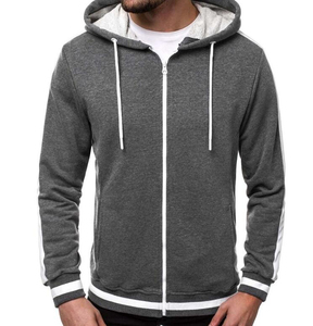Men's Long Sleeve Sport Hoodie 100% Cotton Winter Custom Logo Fleece Quick Dry Wholesale Printed Casual Wear - Product Image 3