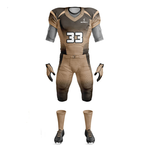 ชุดยูนิฟอร์มอเมริกันฟุตบอลแบบซับลิเมชั่นสั่งทำพิเศษสำหรับผู้ชาย เสื้อเจอร์ซีย์และกางเกงฟุตบอลโพลีเอสเตอร์ระบายอากาศได้ดี ชุดทีม OEM จำนวนมาก - Product Image 5