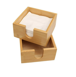 Wood Memo Pad Holder Desktop Stationery Storage And Memo Pad Holder Custom Made Logo Wood <b>Sticky</b> <b>Note</b> Holder - Product Image 1