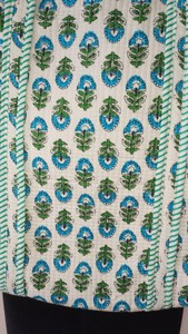 Bolsa de Mano de Lujo de Algodón Blanco con Estampado Floral Azul, Estilo Bohemio, Casual de Verano, con Cierre, para Compras, para Mujer - Product Image 5