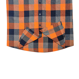 Camisa de Franela de Manga Larga Roja y Negra para Hombre con Logotipo Personalizado de Alta Visibilidad y Nuevo Diseño - Product Image 2