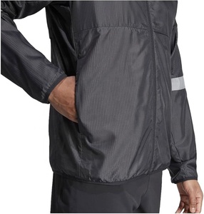 Veste coupe-vent réfléchissante respirante pour homme, grande taille, fermeture éclair, en nylon, très vendue - Product Image 3