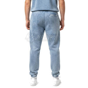 Pantalones deportivos ajustados para gimnasio, entrenamiento, correr y ropa de calle para hombre, pantalones deportivos con lavado ácido, pantalones deportivos de moda. - Product Image 6