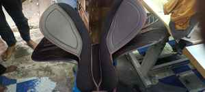 Selle de saut en cuir avec arceau en bois, fournisseur chinois, fabricant, marque privée, selle de cheval, commande en gros, directement de l'usine - Product Image 3