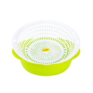 Juego de Cesta y Colador de Plástico Ecológico, Diseño Ovalado, para Lavar Frutas y Verduras en la Cocina, Venta al por Mayor de Fábrica - Product Image 3