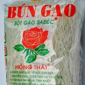 Hong Thai Sa Dec Premium, Fideos de Arroz Secos 100% Vietnamitas, 400g, Estilo Sa Dec, Bolsa, 12 Meses de Duración - Product Image 1