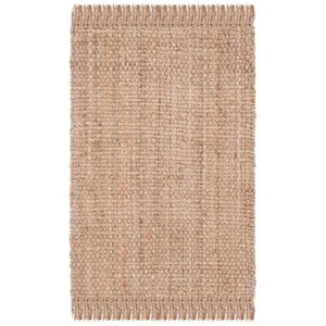 Alfombra Rectangular de Yute Trenzado Antideslizante con Patrón Abstracto Moderno, Diseño Fabuloso de la India, Alfombra Estampada a Precio Económico - Product Image 4