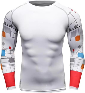 Maillot de compression personnalisé en Spandex/Polyester imprimé par transfert thermique pour BJJ, séchage rapide, idéal pour le No-Gi Jiu Jitsu, le MMA et les arts martiaux - Product Image 6
