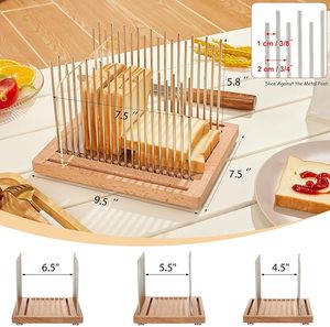 เครื่องตัดขนมปังแบบลวดสแตนเลส สำหรับหั่นขนมปังปิ้ง ใช้ในครัวเบเกอรี่ - Product Image 3