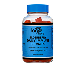 USA Made Wholesale Supply OEM Private Label High Quality Natural Elderberry <b>Gummy</b> <b>Candy</b> Dietary Supplement 60ct for Adults - Product Image 1