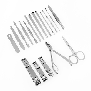 Kit de soins personnels pour les ongles, coupe-cuticules, kit de pédicure professionnel, kit de toilettage, 16 pièces, ensemble d'outils de manucure et de pédicure pour salon - Product Image 3