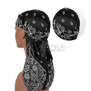 Silk Black Bows Printed Luxury Skin Friendly Long Bandana Scarf Unisex Fashion Accessory Casual Wear All Season Headwear - Product Image 3