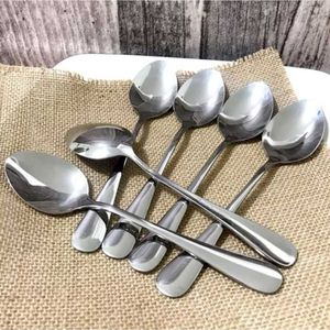 Cuchara de Postre de Acero Inoxidable de Alta Calidad Hecha a Mano, Cubertería Artesanal, Cuchara Más Vendida para Restaurantes, Hoteles, Festivales y Fiestas - Product Image 6