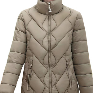 Parkas térmicas gruesas de invierno para <span class=keywords><strong>mujer</strong></span>, versión holgada, que ocultan la figura, cálidas, cortavientos, de poliéster para exteriores - Product Image 2