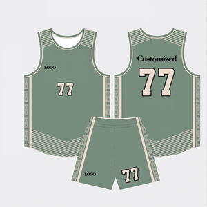 Conjunto de Uniforme de Baloncesto Sublimado Personalizado, Sin Mangas, Cuello en V, Blanco y Rojo, Malla, Unisex, Adulto, Ropa Deportiva Transpirable - Product Image 3