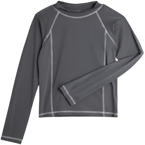 Maillot de compression à manches longues pour garçons BJJ MMA, séchage rapide, UPF50+, Spandex, anti-déchirure, pour entraînement de grappling sans kimono, vêtement de sport - Product Image 6