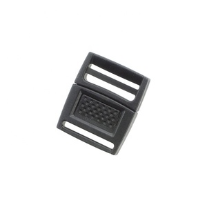 20mm Plastic Adjustable Center Release Buckle 2CM Front Push Lock Adjuster Clasp Replacement for Webbing S8D