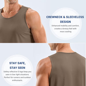 Débardeurs de sport d'été sur mesure à séchage rapide et respirants pour l'entraînement physique, la musculation et le basketball - Product Image 3