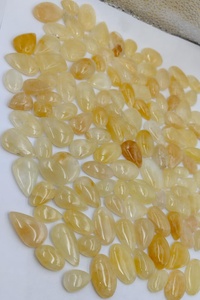Cabochon de pierre précieuse jaspe jaune naturelle pour la fabrication de bijoux avec coupe en forme de poire |   Fournisseur direct d'usine - Product Image 2