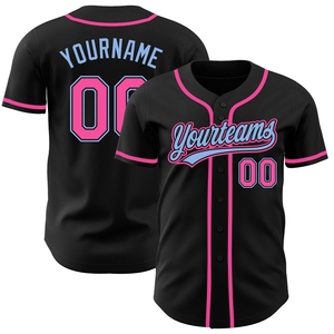 Maillot de baseball bicolore authentique noir et or-blanc personnalisé OMMIZ INDUSTRY, le plus vendu en gros (245) - Product Image 4