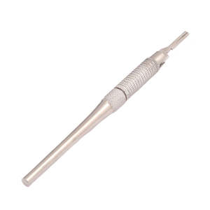 Manche de scalpel angulaire – Manche de couteau chirurgical en acier inoxydable de qualité médicale, réutilisable et de haute précision - Product Image 3