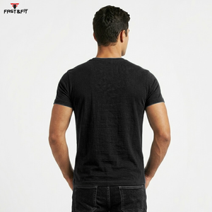 Custom Printed Men's T-<b>Shirts</b> 100% Cotton Heavyweight Silk Screen Printed Eco-Friendly Loose Fit Short Sleeve - Product Image 4