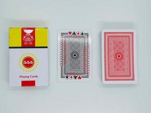 Jeu de cartes à jouer marquées Magic Trick 555 (plastique rouge) |   Cartes magiques espionnes pour débutants avec dos secret |   Magiciens - Product Image 6