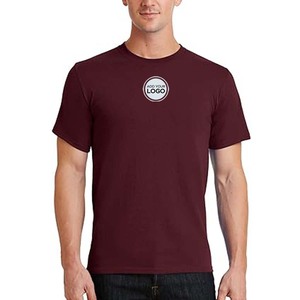 เสื้อยืดคอกลมผ้าฝ้าย100% ถักแบบสั่งทำสวมใส่สบายและทนทาน - Product Image 3