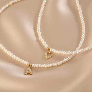 Collier de perles de millet d'eau douce naturelles luxueuses pour femmes, design de niche haut de gamme avec chaîne de clavicule de luxe légère - Product Image 3