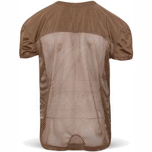 Maillot de rugby américain sur mesure à manches courtes en maille respirante à séchage rapide de haute qualité 100% polyester OEM - Product Image 3