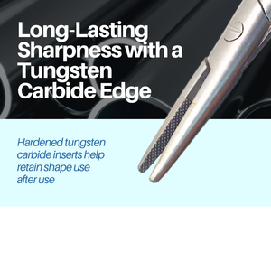 Portaagujas Castroviejo de Alta Calidad de 7 Pulgadas con Puntas de Carburo de Tungsteno, Instrumento Quirúrgico Dental - Product Image 4