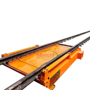 Báscula ferroviaria a escala personalizada para trenes, 35.000 kg/eje, precisión 1, material de acero, velocidad de pesaje de trenes 3-20 km/h - Product Image 1