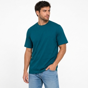 T-shirt vintage délavé coupe oversize épaules tombantes style streetwear en coton avec motif imprimé prêt à porter - Product Image 3