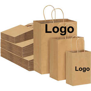 Bolsas de Papel Kraft Impresas Personalizadas para Palomitas de Maíz, Bolsas Ecológicas para Envasar Snacks con Base Cuadrada y Asas Flexiloop - Product Image 5