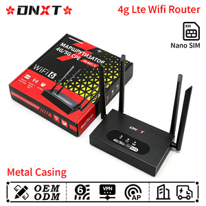 Router DNXT 4G LTE Cat4 2.4GHz wifi 6 con carcasa metálica, router 4G con tarjeta SIM, VPN, router 4G con ranura para tarjeta SIM para oficina - Product Image 1