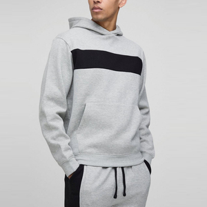 Men's Custom Embroidery Acid Wash Distressed <b>Tracksuit</b> Custom 100% Cotton Distressed Hooded Track Suit - Product Image 5