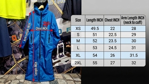 Abrigo tipo parka para surf y natación para adultos y niños, bata cambiador personalizada resistente al agua, chaquetas tipo parka para surf y natación, abrigo cálido e impermeable. - Product Image 6