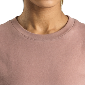 T-shirt court pour femme, anti-transpiration, manches courtes, col rond, tissu doux, idéal pour le fitness et l'entraînement, prix bas - Product Image 6