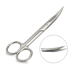 Tijeras de Cejas Mini de Acero Inoxidable Personalizadas con Punta Recta, Reutilizables y de Lujo, para Recortar y Cortar Pestañas - Product Image 2