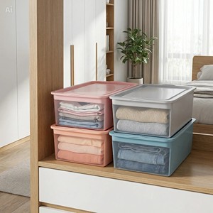 OEM Custom PP Plastic <b>Storage</b> <b>Box</b> With Lid Stackable Workshop Organizer <b>Box</b> - Product Image 6