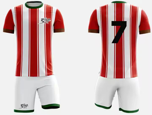 Uniforme de Fútbol Personalizado para Hombre con Nombre y Número del Jugador, Secado Rápido y Transpirable, 100% Poliéster - Product Image 6