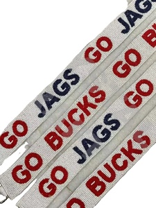 CRYSTAL CRAFT New Arrival Handmade Designer Ladies Beaded Mobile Phone Strap Seed Bead Guitar bag Strap leopard - Product Image 2